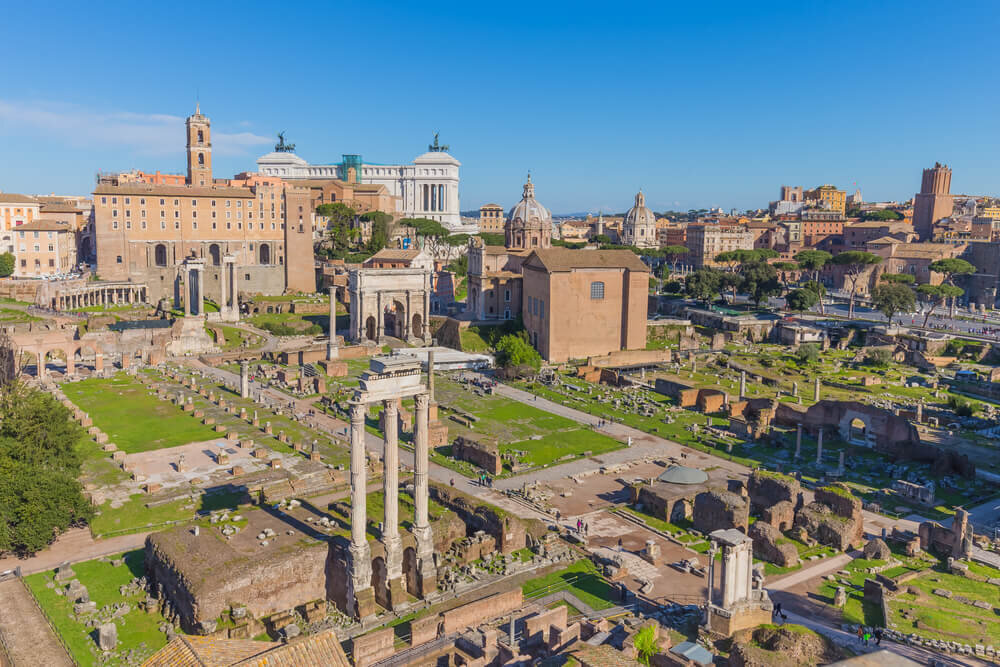 The Roman Forum and the Palatine Hill